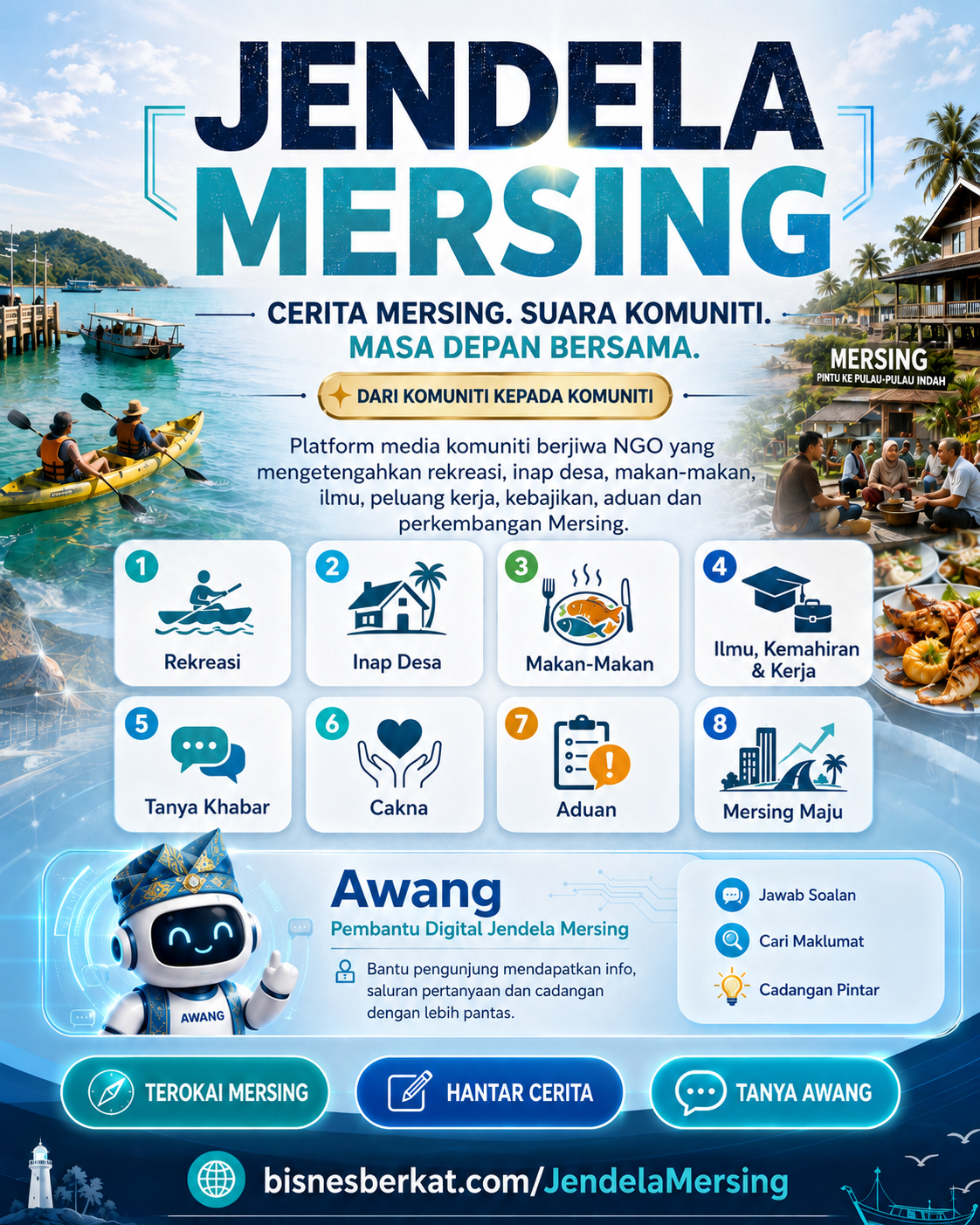 Poster Jendela Mersing Kini